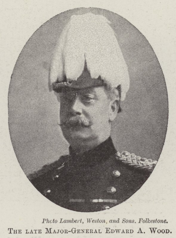 O falecido major-general Edward A Wood de English Photographer
