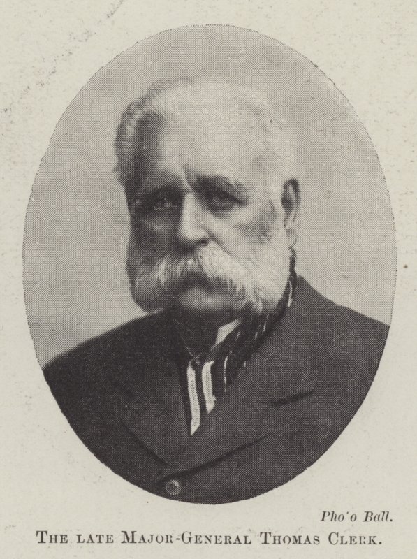 O falecido major-general Thomas Clerk de English Photographer