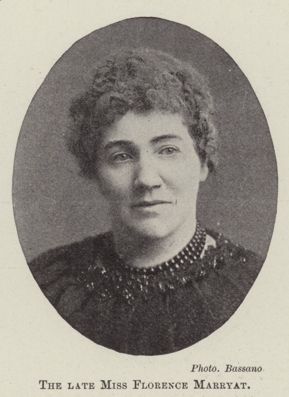 A falecida Miss Florence Marryat de English Photographer