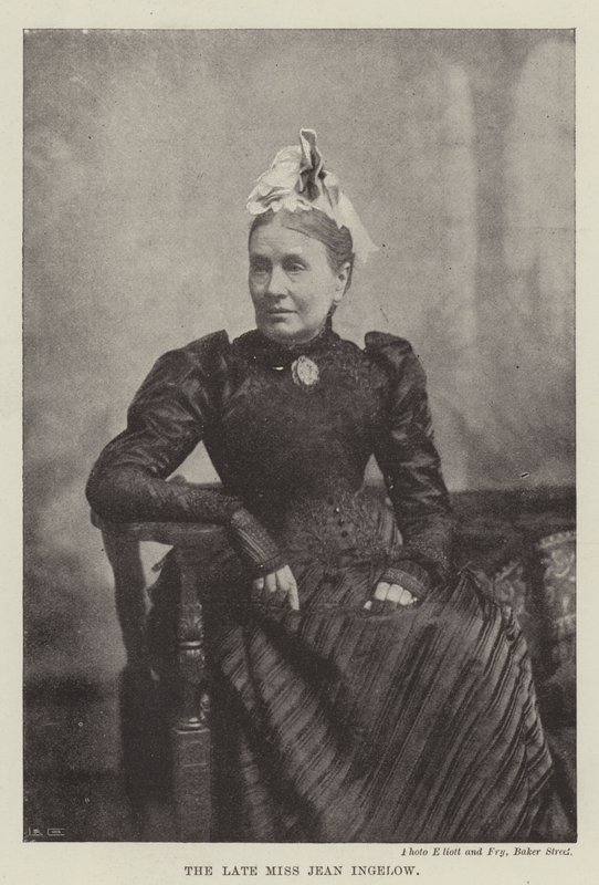 A falecida Miss Jean Ingelow de English Photographer