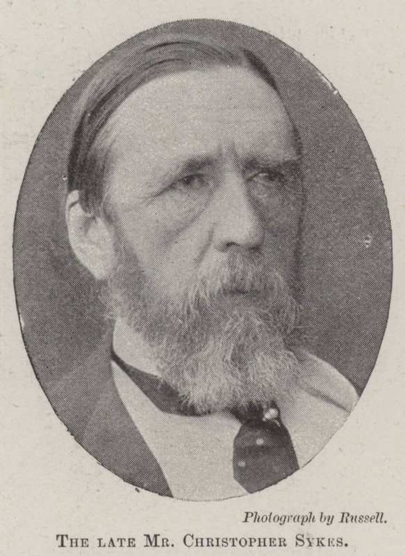 O falecido Sr. Christopher Sykes de English Photographer