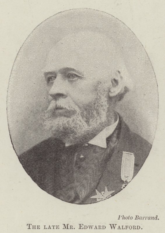 O falecido Sr. Edward Walford de English Photographer