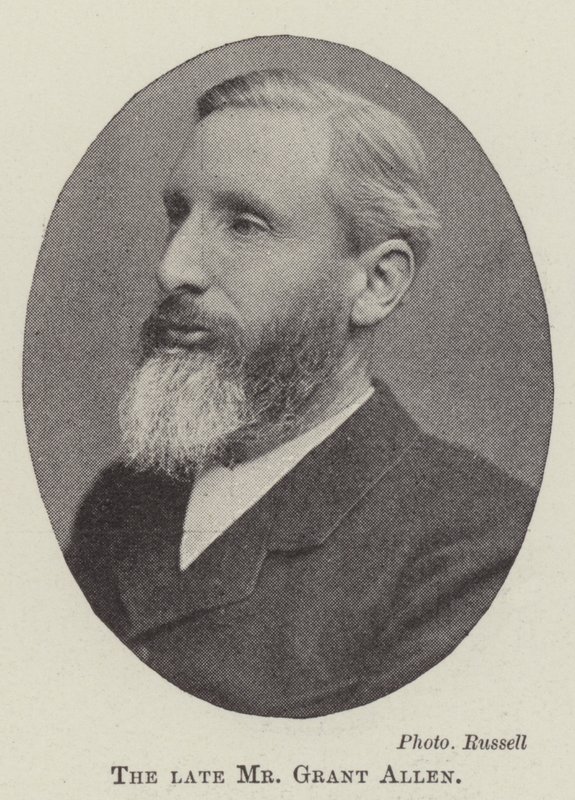 O falecido Sr. Grant Allen de English Photographer