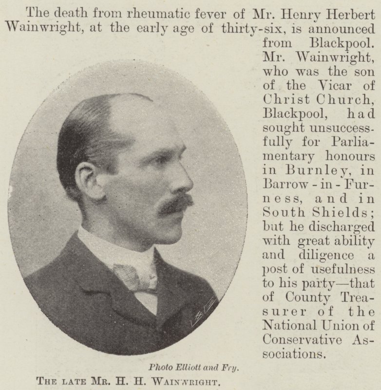 O falecido Sr. HH Wainwright de English Photographer