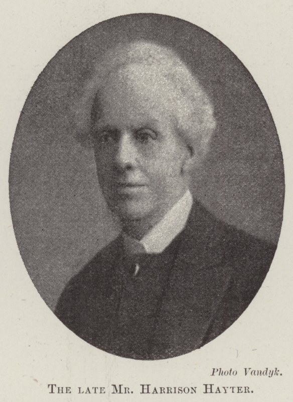 O falecido Sr. Harrison Hayter de English Photographer
