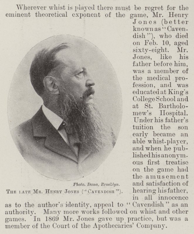 O falecido Sr. Henry Jones (Cavendish) de English Photographer