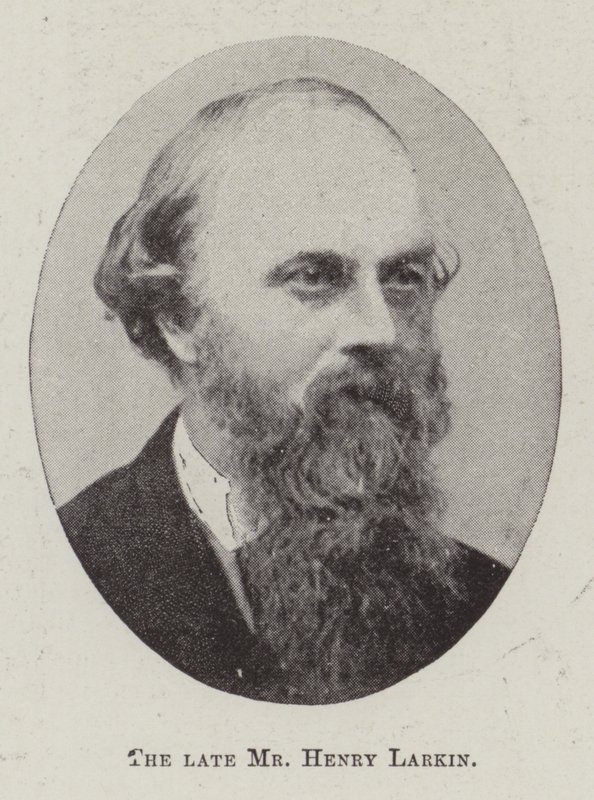 O falecido Sr. Henry Larkin de English Photographer