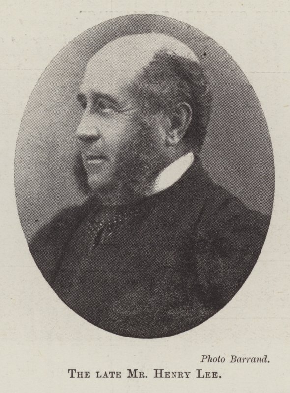 O falecido Sr. Henry Lee de English Photographer