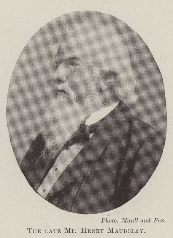 O falecido Sr. Henry Maudslay de English Photographer