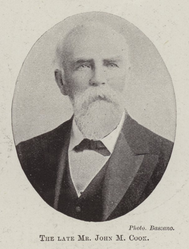 O falecido Sr. John M Cook de English Photographer