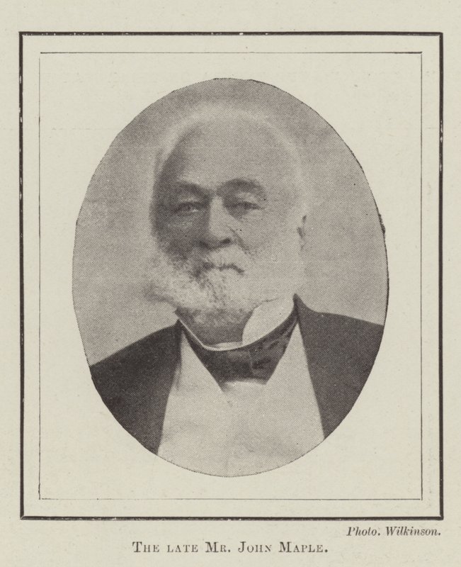 O falecido Sr. John Maple de English Photographer