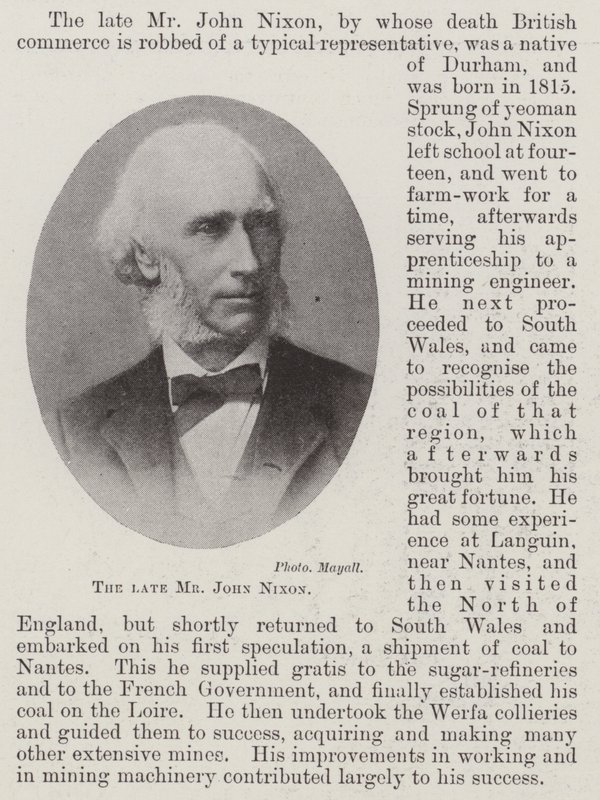 O falecido Sr. John Nixon de English Photographer