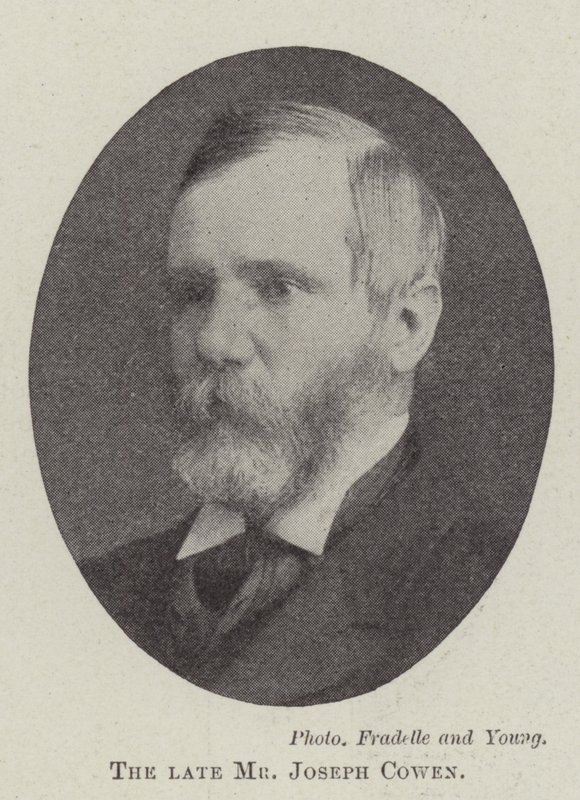 O falecido Sr. Joseph Cowen de English Photographer