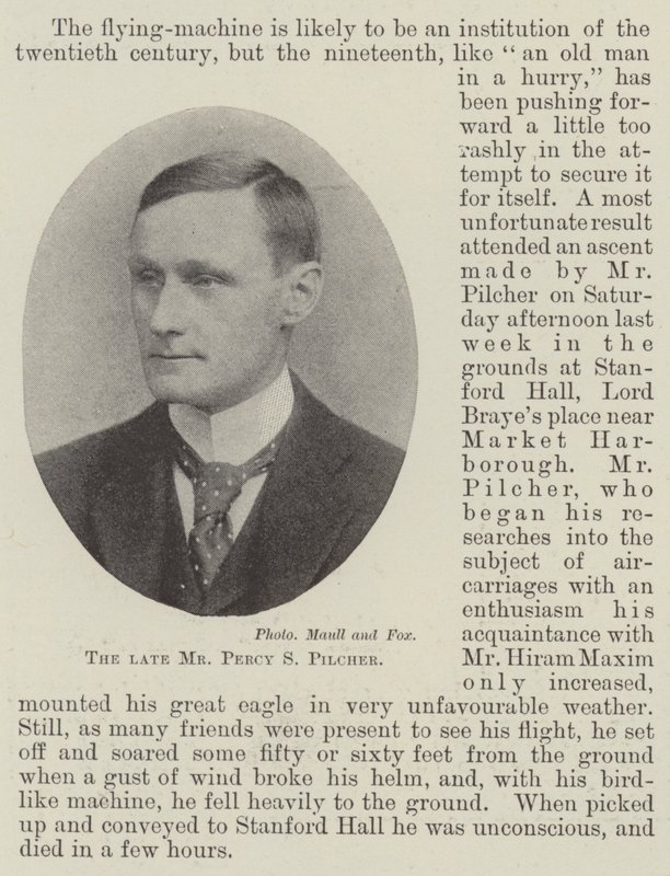 O falecido Sr. Percy S Pilcher de English Photographer