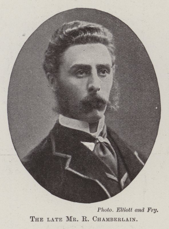 O falecido Sr. R Chamberlain de English Photographer
