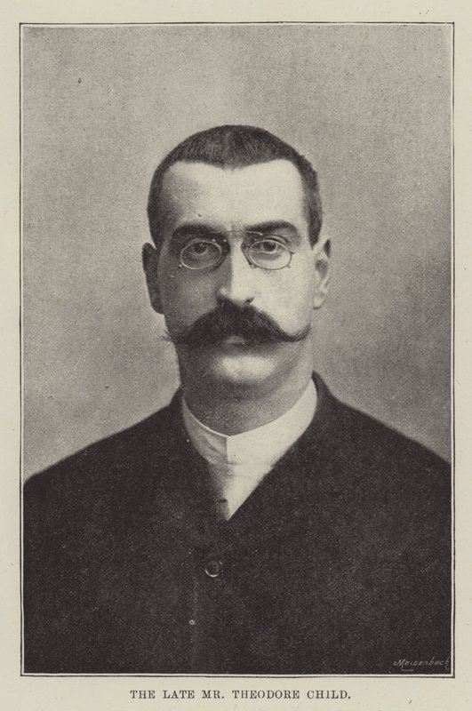 O falecido Sr. Theodore Child de English Photographer