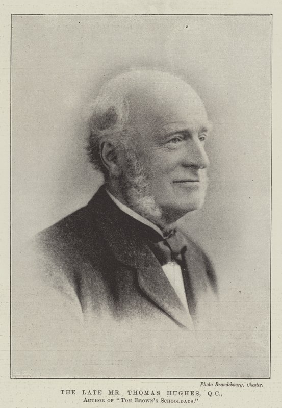 O falecido Sr. Thomas Hughes, QC, autor de Tom Browns Schooldays de English Photographer