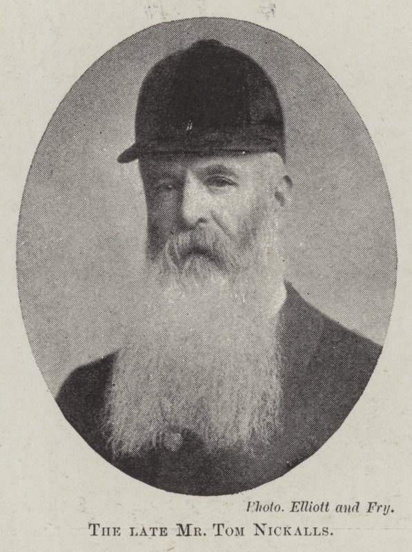 O falecido Sr. Tom Nickalls de English Photographer