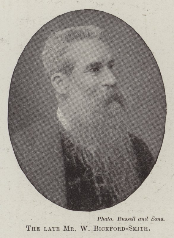 O falecido Sr. W Bickford-Smith de English Photographer