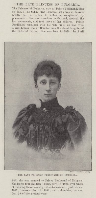 A falecida princesa Ferdinand da Bulgária de English Photographer