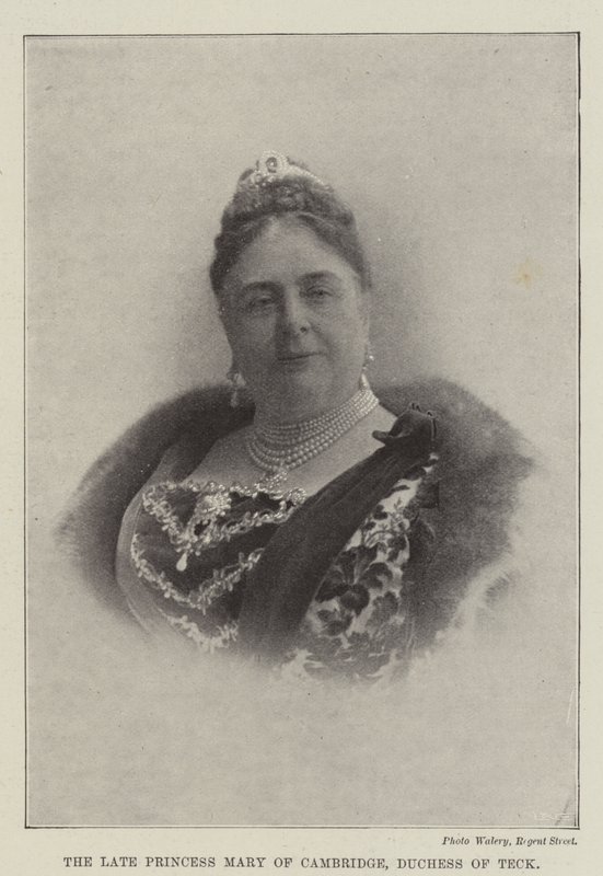 A falecida Princesa Maria de Cambridge, Duquesa de Teck de English Photographer