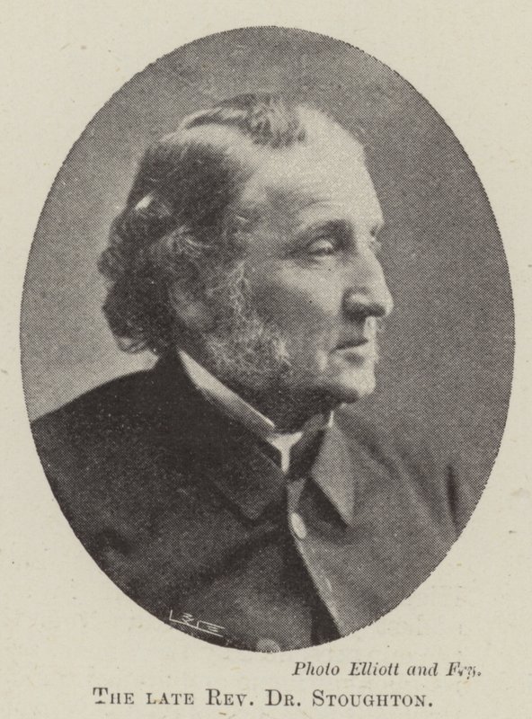 O falecido reverendo Dr Stoughton de English Photographer