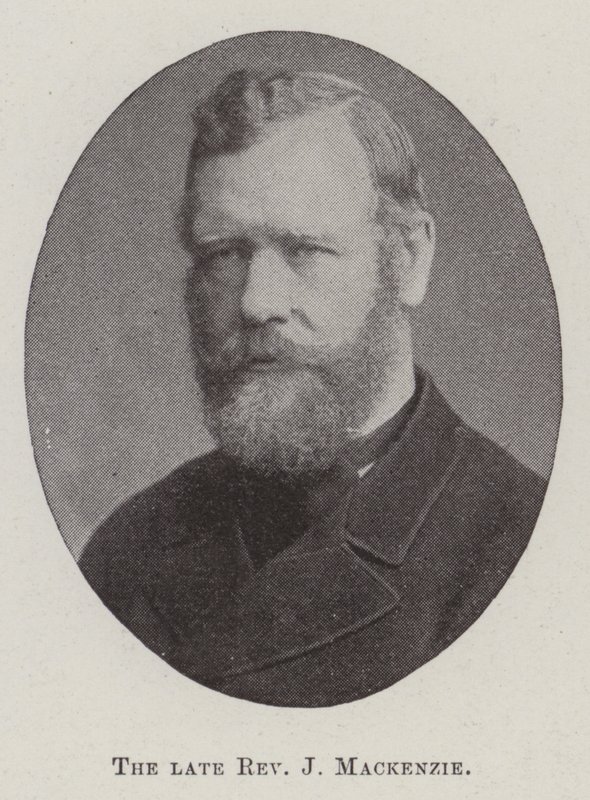 O falecido reverendo J Mackenzie de English Photographer