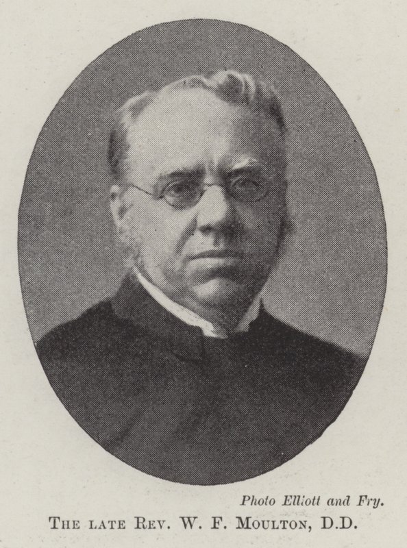 O falecido reverendo WF Moulton, DD de English Photographer