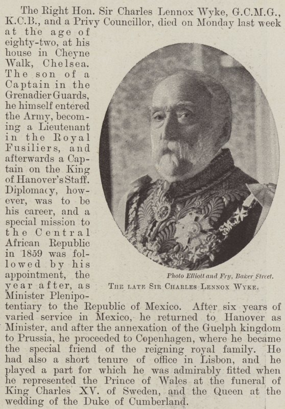 O falecido Sir Charles Lennox Wyke de English Photographer