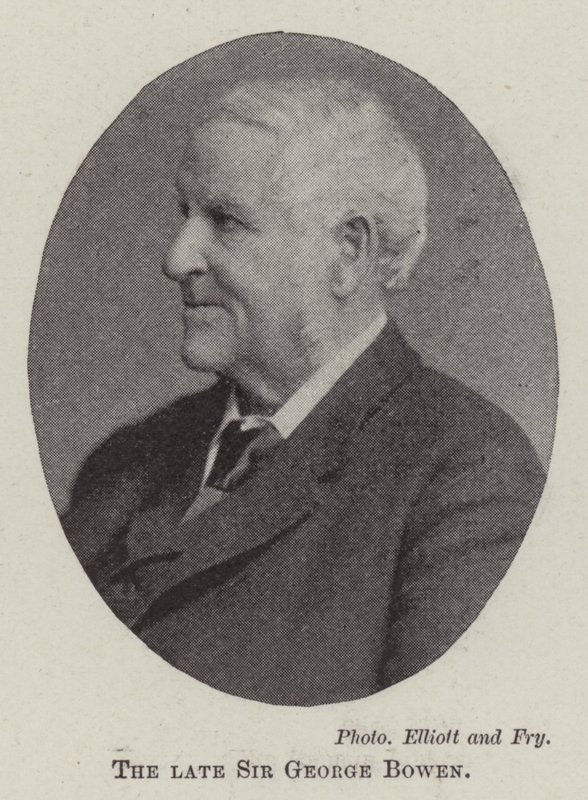 O falecido Sir George Bowen de English Photographer