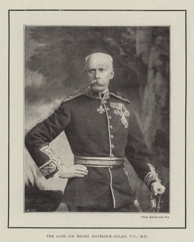 O falecido Sir Henry Havelock-Allan, VC, MP de English Photographer