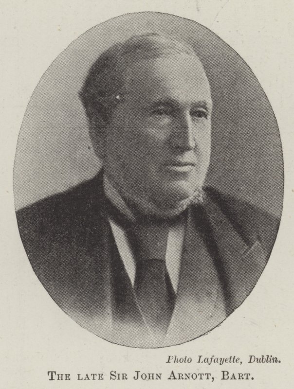 O falecido Sir John Arnott, Baronet de English Photographer