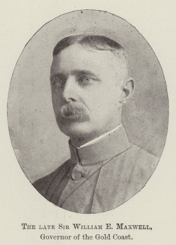 O falecido Sir William E Maxwell, governador da Gold Coast de English Photographer