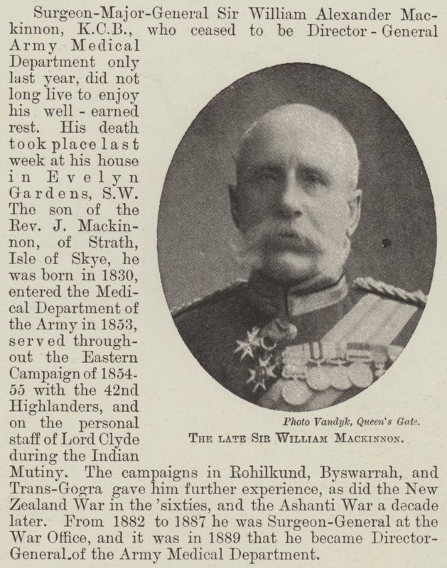 O falecido Sir William Mackinnon de English Photographer