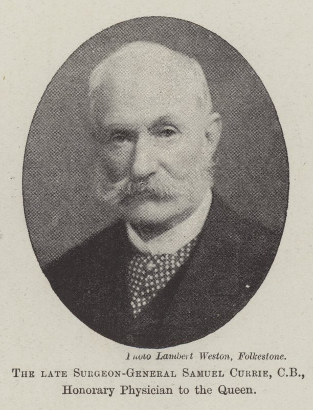 O falecido cirurgião-geral Samuel Currie, CB, médico honorário da rainha de English Photographer