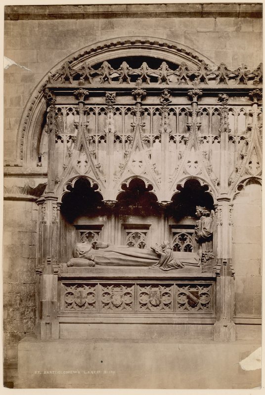 Túmulo de Prior Rayhere, Igreja de São Bartolomeu, o Grande, Smithfield de English Photographer