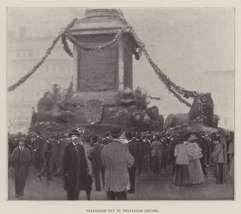 Trafalgar Day em Trafalgar Square de English Photographer