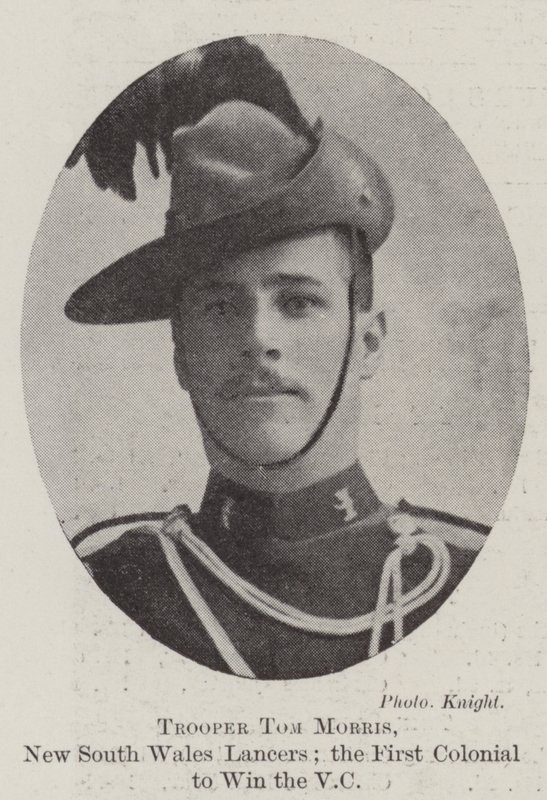 Trooper Tom Morris, New South Wales Lanceiros; o primeiro colonial para ganhar o VC de English Photographer