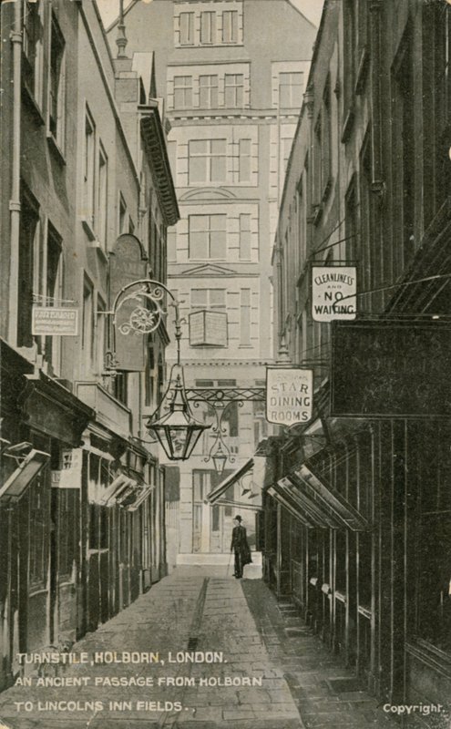 Torniquete, Holborn, Londres de English Photographer