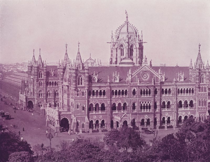 Estação Victoria Terminus, Bombaim de English Photographer