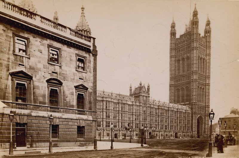 Torre de Victoria das casas do Parlamento de English Photographer