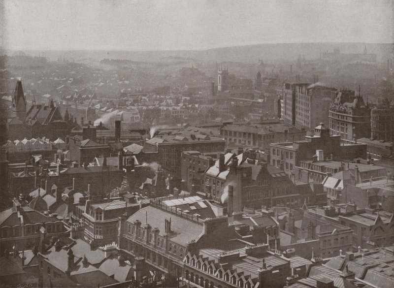 Vista da Galeria Dourada, St Pauls, olhando Noroeste de English Photographer