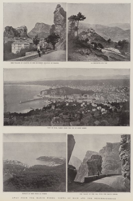 Vistas de Nice e do bairro de English Photographer
