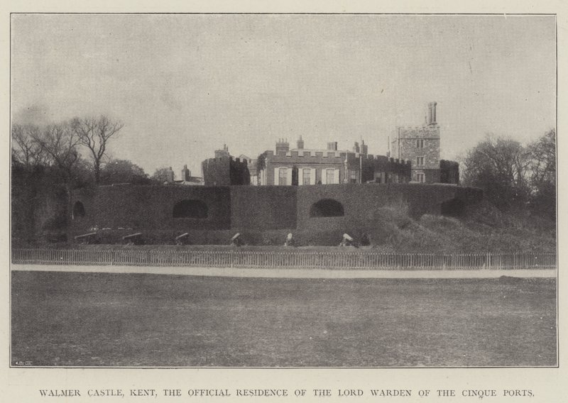 Walmer Castle, Kent, a Residência Oficial do Lord Warden dos Cinque Ports de English Photographer