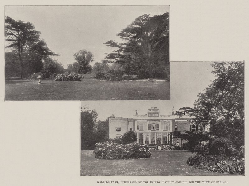 Walpole Park, comprado pelo Conselho Distrital de Ealing para a cidade de Ealing de English Photographer