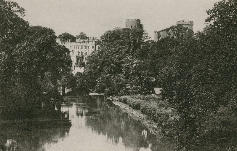 Castelo de Warwick, da Avon de English Photographer