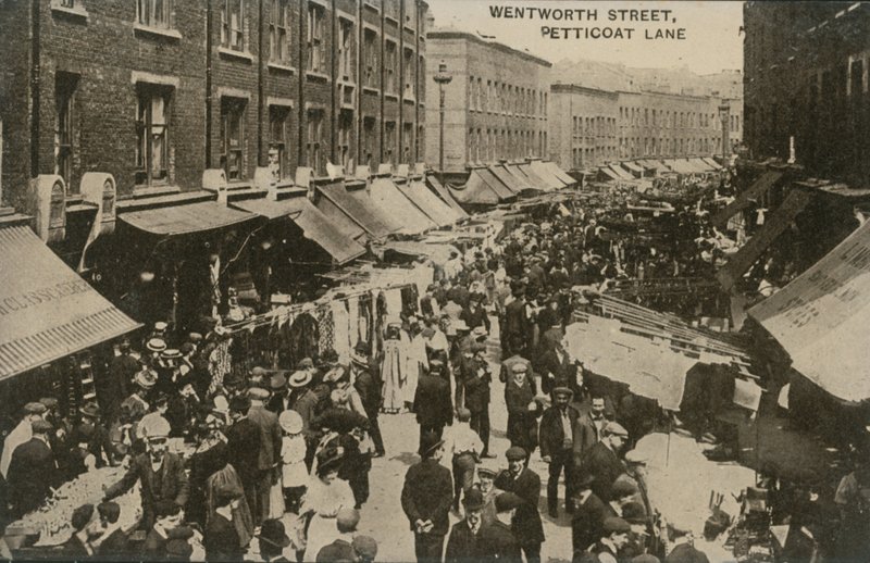 Wentworth Street, pista Petticoat, Londres de English Photographer