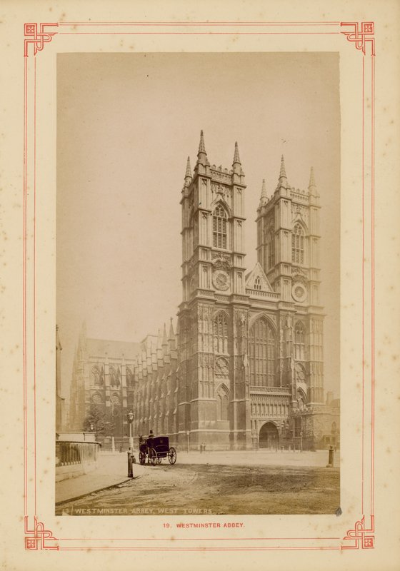 Torres ocidentais da Abadia de Westminster de English Photographer