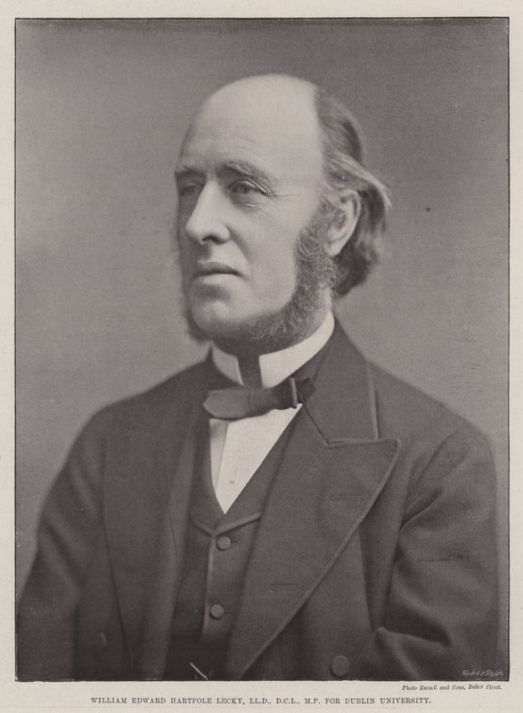 William Edward Hartpole Lecky, LLD, DCL, MP, para a Universidade de Dublin de English Photographer