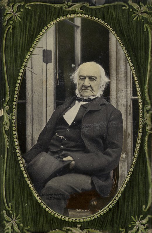 William Ewart Gladstone (foto colorida) de English Photographer